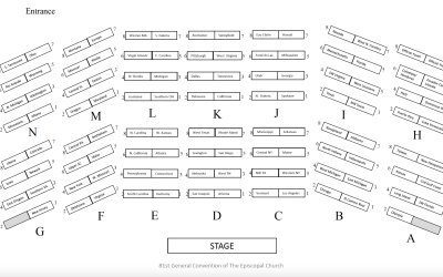 81st General Convention House of Deputies Seating Chart