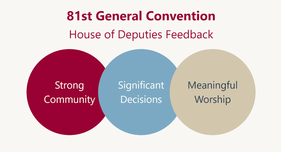 GC81 House of Deputies Feedback Results